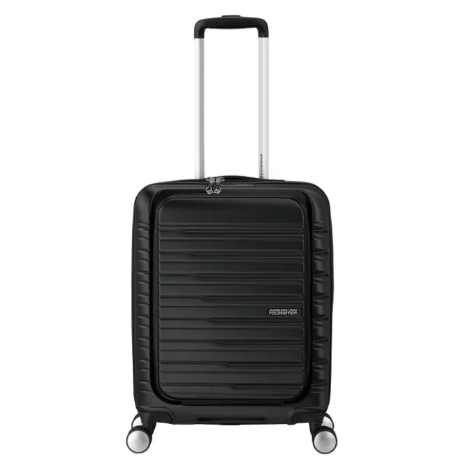 Discount American Tourister Flashline Spin. 55/20 Frontloader Cabin Trolley shadow black