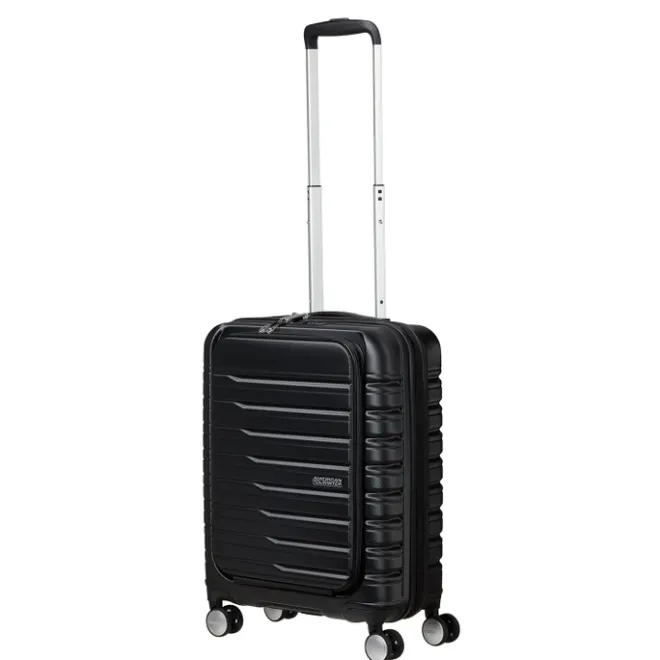 Discount American Tourister Flashline Spin. 55/20 Frontloader Cabin Trolley shadow black
