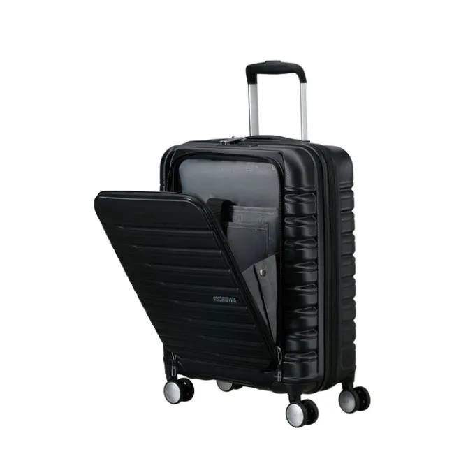 Discount American Tourister Flashline Spin. 55/20 Frontloader Cabin Trolley shadow black