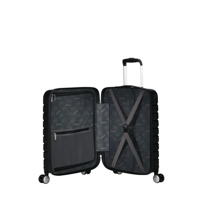 Discount American Tourister Flashline Spin. 55/20 Frontloader Cabin Trolley shadow black