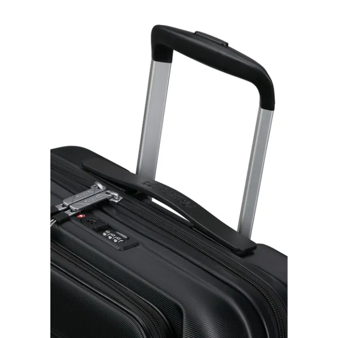 Discount American Tourister Flashline Spin. 55/20 Frontloader Cabin Trolley shadow black