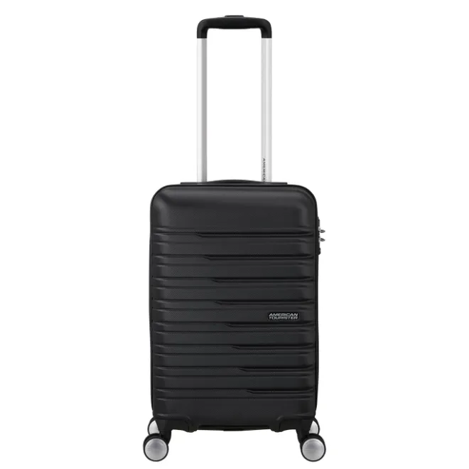 Clearance American Tourister Flashline Spin. 55/25 Cabin Trolley shadow black