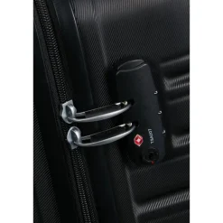 Clearance American Tourister Flashline Spin. 55/25 Cabin Trolley shadow black