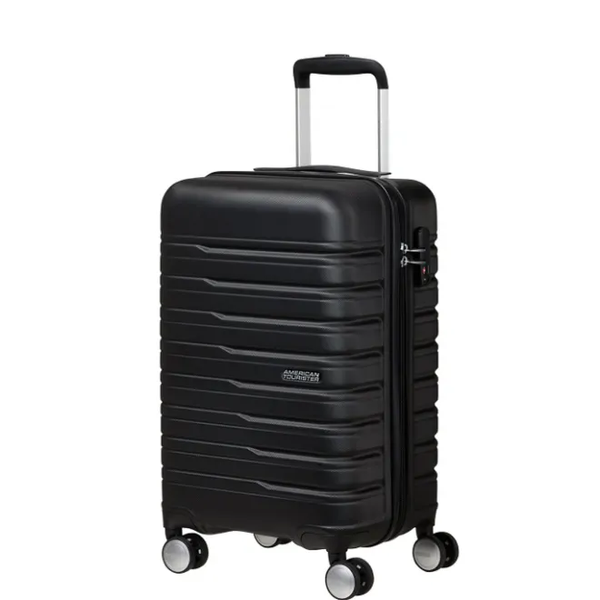 Clearance American Tourister Flashline Spin. 55/25 Cabin Trolley shadow black