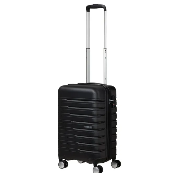 Clearance American Tourister Flashline Spin. 55/25 Cabin Trolley shadow black