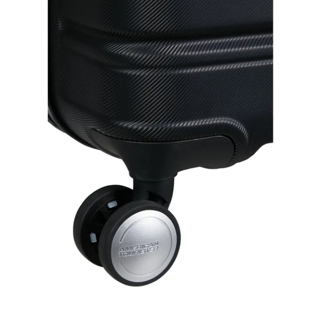 Clearance American Tourister Flashline Spin. 55/25 Cabin Trolley shadow black