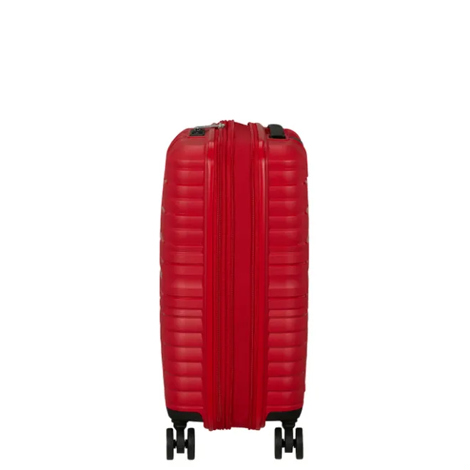 Online American Tourister Flytwist Spinner Cabin Trolley 55 cm Exp. true red