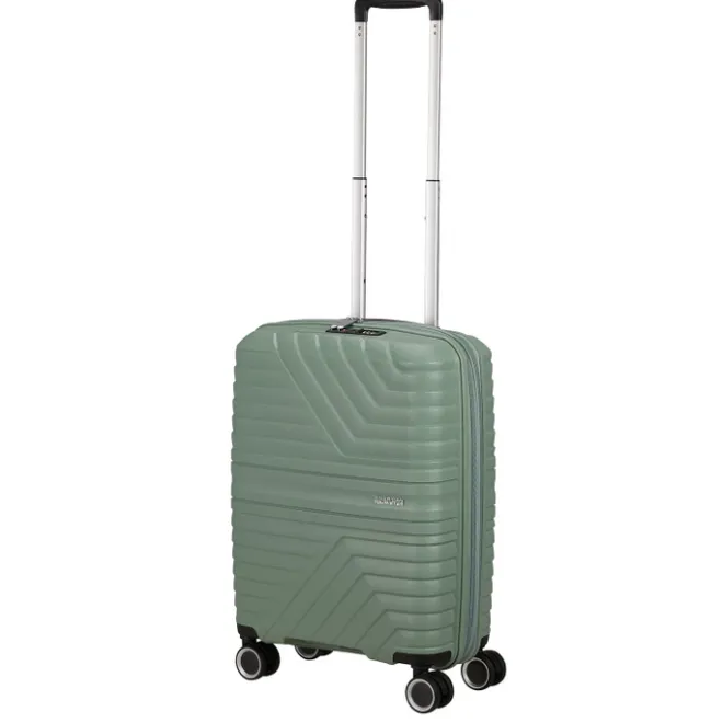 New American Tourister Flytwist Spinner 55/20 TSA Expandable botanic green