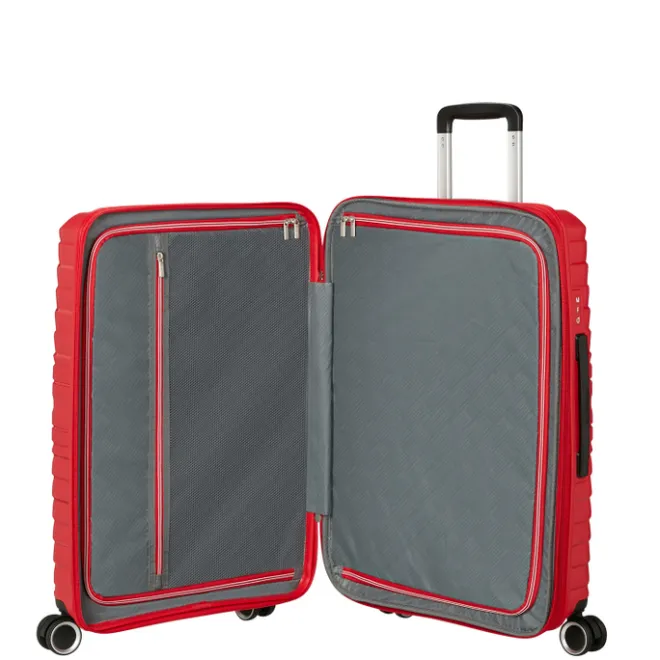Best American Tourister Flytwist Medium Spinner 67 cm Exp. true red