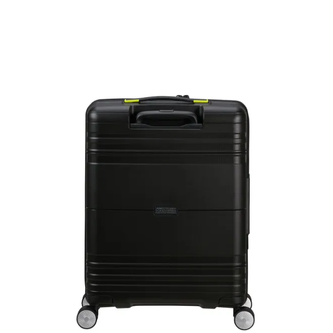 Online American Tourister Hello Cabin Spinner 55 EXP Coated black/lime