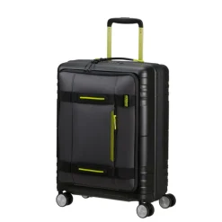 Online American Tourister Hello Cabin Spinner 55 EXP Coated black/lime