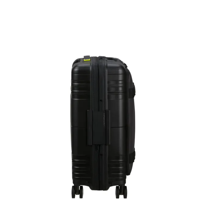 Online American Tourister Hello Cabin Spinner 55 EXP Coated black/lime