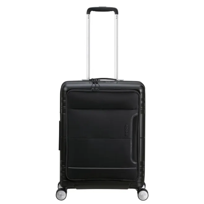 Clearance American Tourister Hello Cabin Spinner 55 EXP onyx black