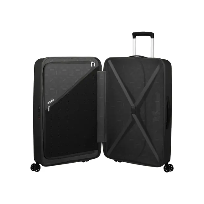 Best American Tourister Rejoy Spinner 77/28 TSA true black