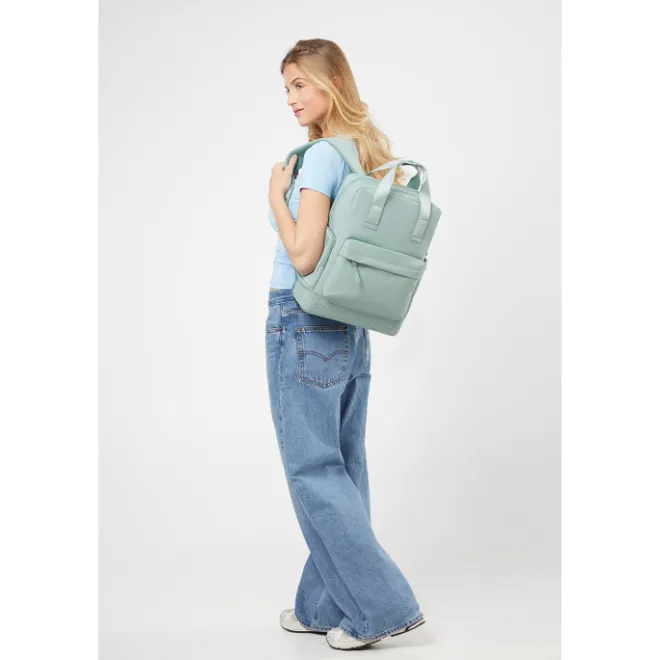 Hot American Tourister Soulpack Business Backpack Tote 15" iceberg green