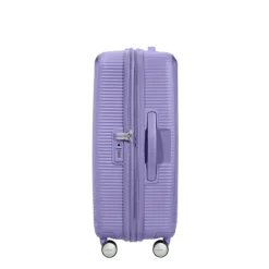 Best American Tourister Soundbox Spinner 67 Expandable lavender