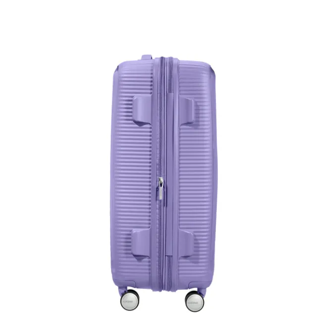 Best American Tourister Soundbox Spinner 67 Expandable lavender