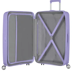 Best American Tourister Soundbox Spinner 67 Expandable lavender