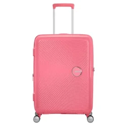 New American Tourister Soundbox Spinner 67 Expandable sun kissed coral