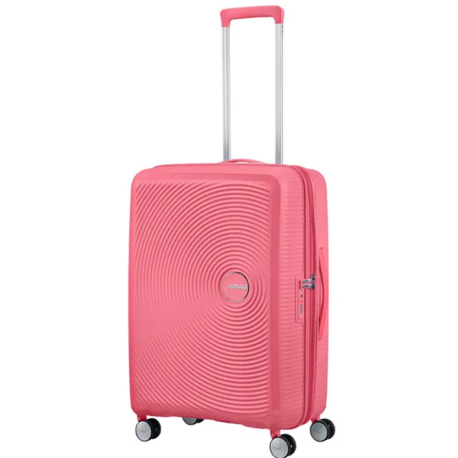 New American Tourister Soundbox Spinner 67 Expandable sun kissed coral