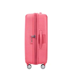 New American Tourister Soundbox Spinner 67 Expandable sun kissed coral