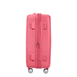 New American Tourister Soundbox Spinner 67 Expandable sun kissed coral