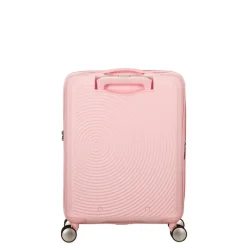 Clearance American Tourister Soundbox Spinner 55/20 TSA Expandable pastel pink