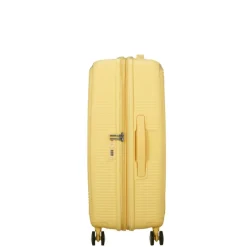 Outlet American Tourister Soundbox Spinner 67/24 TSA Expandable pastel yellow