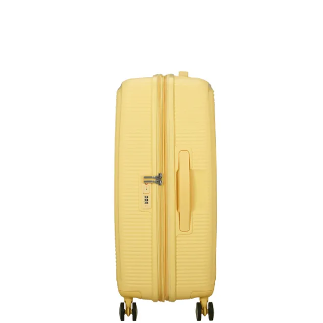 Outlet American Tourister Soundbox Spinner 67/24 TSA Expandable pastel yellow