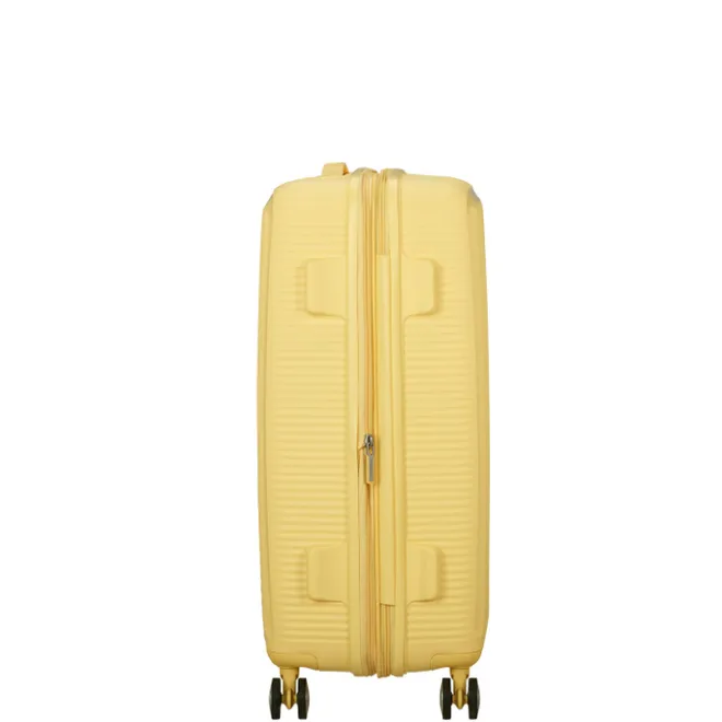 Outlet American Tourister Soundbox Spinner 67/24 TSA Expandable pastel yellow