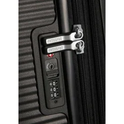 Outlet American Tourister Soundbox Spinner 55 Expandable bass black