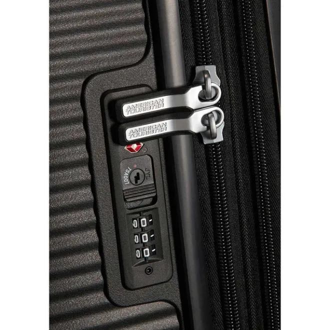 Outlet American Tourister Soundbox Spinner 55 Expandable bass black