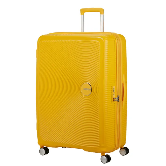 Online American Tourister Soundbox Spinner 80/30 TSA Expandable golden yellow