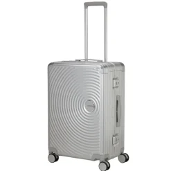 New American Tourister Soundbox Alu Spinner 68/25 TSA silver