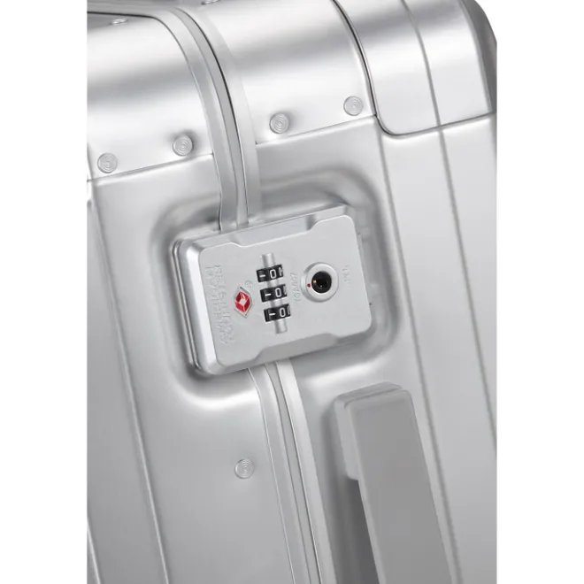 New American Tourister Soundbox Alu Spinner 68/25 TSA silver