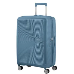American Tourister Soundbox Spinner 77 Expandable stone blue