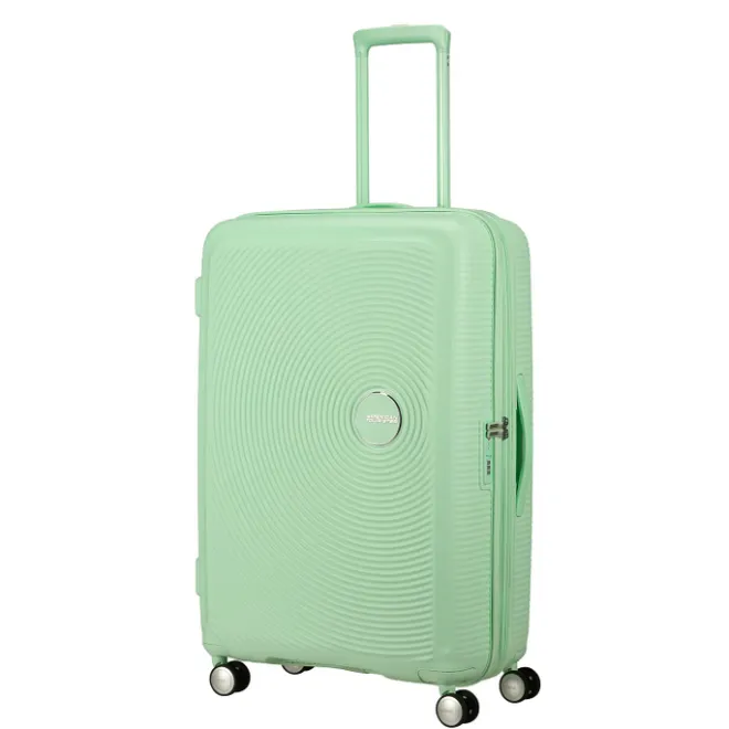 Best American Tourister Soundbox Spinner 77/28 TSA Expandable pastel green