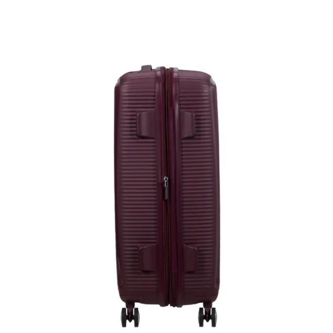Discount American Tourister Soundbox Spinner 67/24 TSA Expandable wild cherry