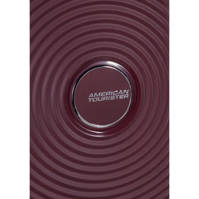 Discount American Tourister Soundbox Spinner 67/24 TSA Expandable wild cherry