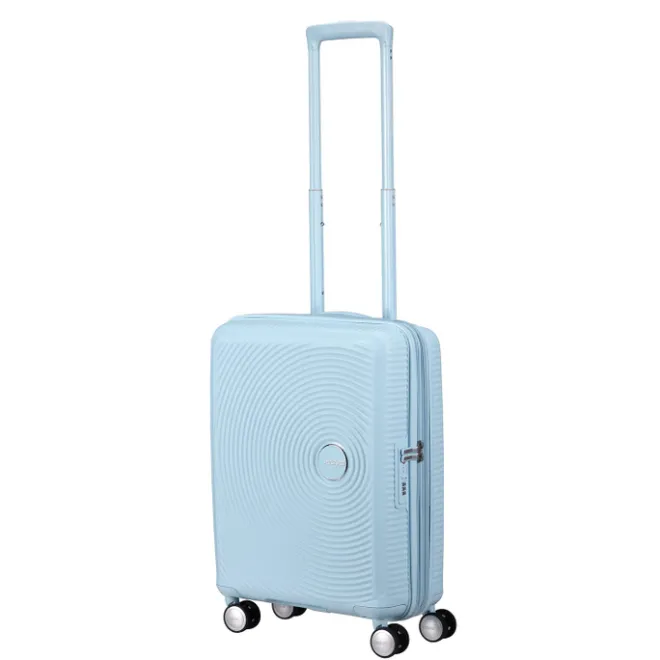 Online American Tourister Soundbox Spinner 55/20 TSA Expandable pastel blue