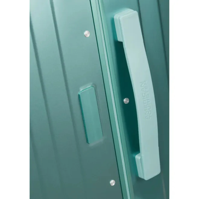 Online American Tourister Soundbox Aluminium Spinner 68 cm Expandable dusty turquoise