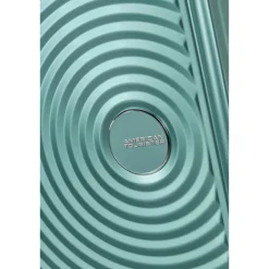 Best American Tourister Soundbox Aluminium Spinner 55 Expandable dusty turquoise