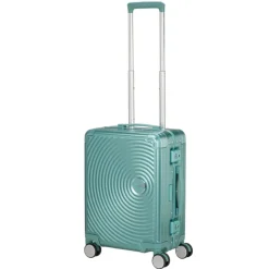 Best American Tourister Soundbox Aluminium Spinner 55 Expandable dusty turquoise