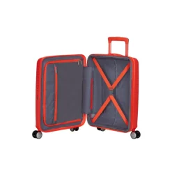 New American Tourister Soundbox Spinner 55/20 TSA Expandable neon orange