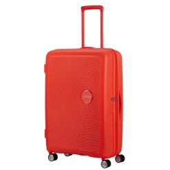 New American Tourister Soundbox Spinner 77/28 TSA Expandable neon orange
