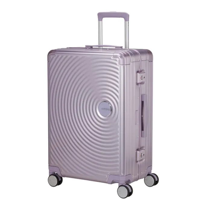 Outlet American Tourister Soundbox Aluminium Spinner 68 cm Expandable stormy lilac
