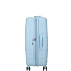 Outlet American Tourister Soundbox Spinner 67/24 TSA Expandable pastel blue