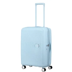 Outlet American Tourister Soundbox Spinner 67/24 TSA Expandable pastel blue