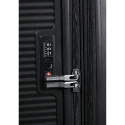 American Tourister Soundbox Spinner 80/30 TSA Expandable bass black