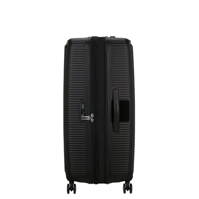 American Tourister Soundbox Spinner 80/30 TSA Expandable bass black